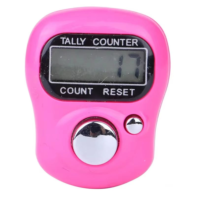 Mini Ring Shape Finger Counter LCD Electronic Digital Tally Counter