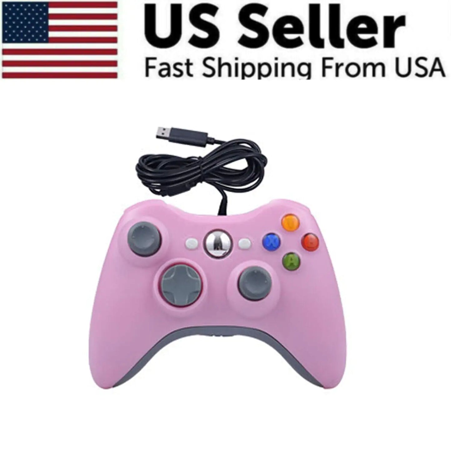 Wired Controller USB For PC Compatible With Xbox 360 / Windows 7 8 10 11 Gamepad