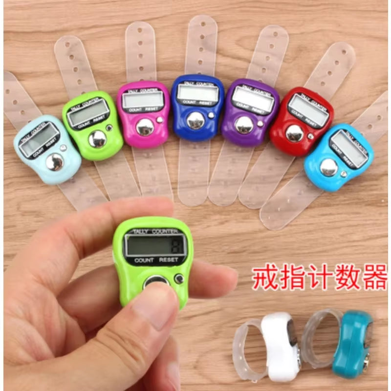 Mini Ring Shape Finger Counter LCD Electronic Digital Tally Counter