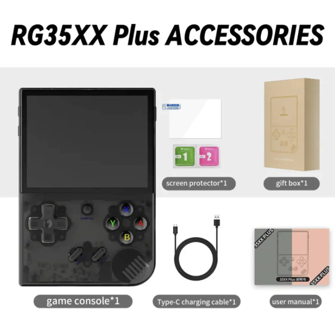 RG35XX PLUS Handheld Game Machine Vertical Retro Handheld Game Machine